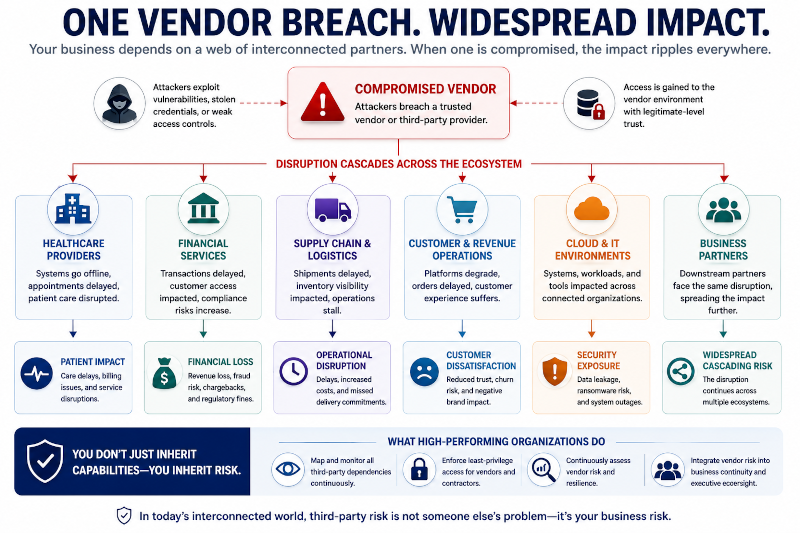 One vendor breack wide spread impact