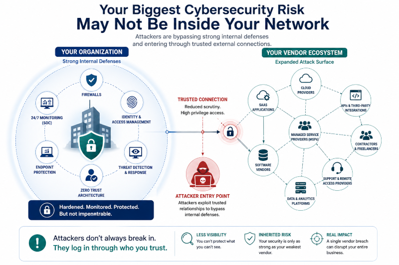 Your Biggest Cybersecurity Risk May not be inside your network