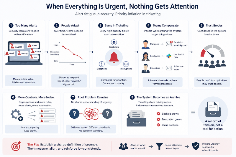 when everything is urgent nothing gets attention